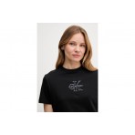 Calvin Klein Cotton Classic Γυναικείo Κοντομάνικο T-Shirt Μαύρο