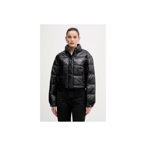 Calvin Klein Shine Cropped Μπουφάν Puffer Γυναικείο (LV047D504G UB1)