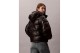 Calvin Klein Γυναικείο Μπουφάν Puffer με Κουκούλα Μαύρο