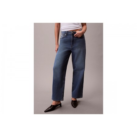 Calvin Klein Barrel Fit Παντελόνι Τζιν Γυναικείο 