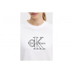 Calvin Klein Shine Monologo Graphic Classic T-Shirt Γυναικείο (LV047E819G YAA)
