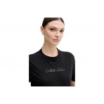 Calvin Klein Γυναικείο Κοντομάνικο T-Shirt Μαύρο