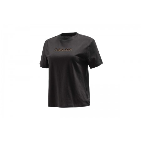 Calvin Klein Γυναικείο Κοντομάνικο T-Shirt Μαύρο