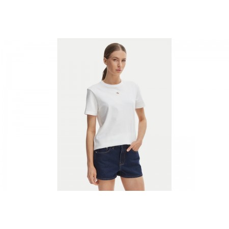 Calvin Klein Woven Label Classic Fit T-Shirt Γυναικείο 