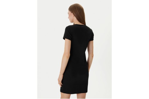 Calvin Klein Monologo Baby Rib Φόρεμα Mini Γυναικείο (LV047F241G UB1)