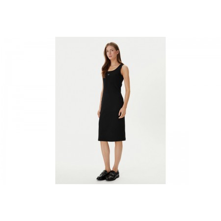 Calvin Klein Baby Rib Φόρεμα Midi Γυναικείο 