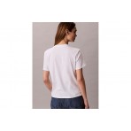 Calvin Klein Classic NYC Logo Γυναικείο Κοντομάνικο T-Shirt Λευκό