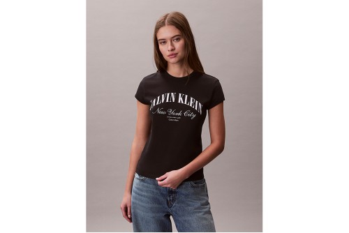 Calvin Klein Slim Varsity Logo T-Shirt Γυναικείο (LV047F815G UB1)
