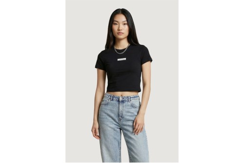 Calvin Klein Placed Institutional Baby T-Shirt Γυναικείο (LV047F842G UB1)