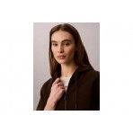 Calvin Klein Cropped Logo Ζακέτα Βαμβακερή Γυναικεία (LV047G252G TO2)