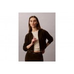 Calvin Klein Cropped Logo Ζακέτα Βαμβακερή Γυναικεία (LV047G252G TO2)