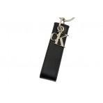 Calvin Klein Monogram Key Fob Μπρελόκ Μαύρο, Ασημί
