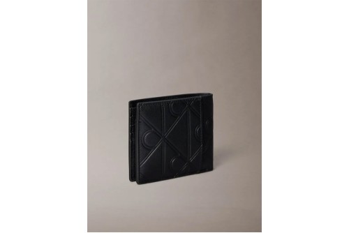 Calvin Klein Emblem Logo Bifold  Πορτοφόλι (LV04D1166G UB1)