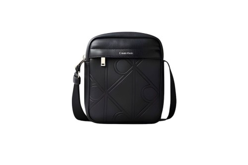 Calvin Klein Embossed Emblem Logo Τσαντάκι Χιαστί - Ώμου (LV04D3331G UB1)