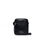 Calvin Klein Bold Logo Webbing Τσαντάκι Χιαστί - Ώμου Μαύρο