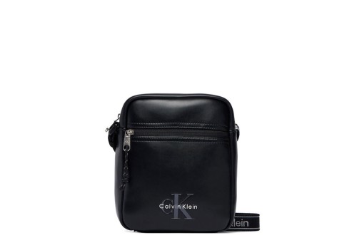Calvin Klein Monologo Webbing Strap Reporter Τσαντάκι Χιαστί - Ώμου (LV04D3418G UB1)