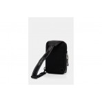 Calvin Klein Bold Logo Webbing Ανδρικό Τσαντάκι Χιαστί - Ώμου Μαύρο