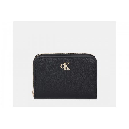 Calvin Klein Minimal Monogram Leather Πορτοφόλι 