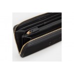 Calvin Klein Bold CK Long Zip Γυναικείο Πορτοφόλι Μαύρο