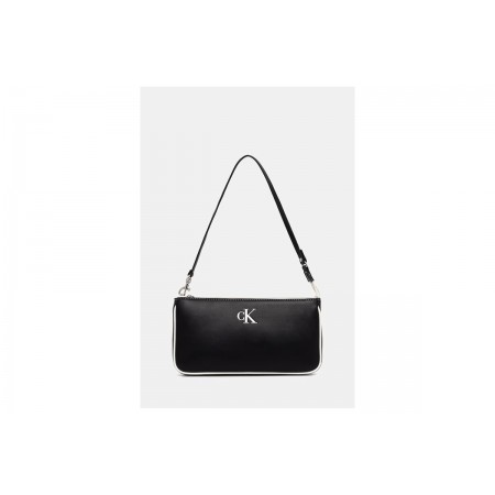 Calvin Klein Contrast Ck Convertible Pouch Τσάντα Ώμου 3L 