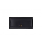 Calvin Klein Leather Rfid Monogram Longfold Πορτοφόλι (LV04F1224G UB1)