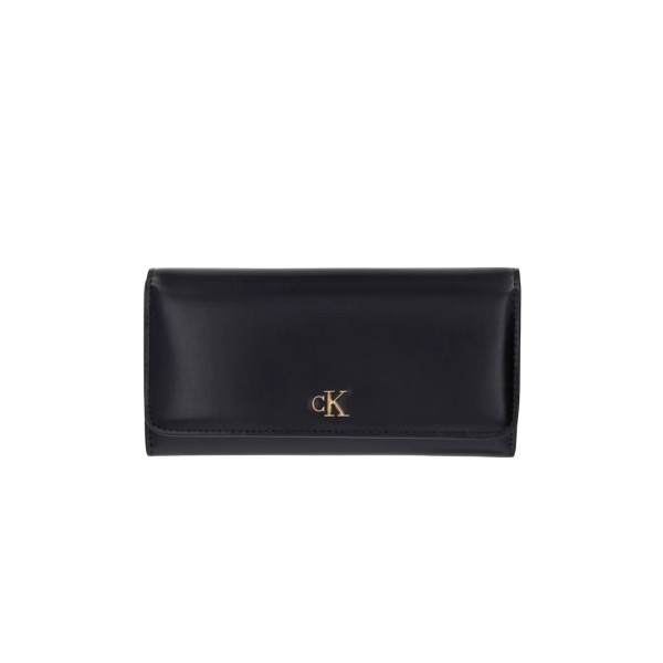 Calvin Klein Leather Rfid Monogram Longfold Πορτοφόλι (LV04F1224G UB1)