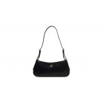 Calvin Klein Monogram Logo Γυναικεία Τσάντα Ώμου Μαύρη