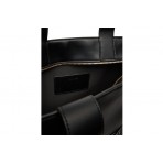 Calvin Klein Embossed Monogram Logo Τσάντα Shopper Μαύρη