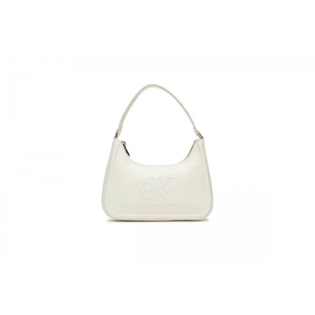 Calvin Klein Embossed Monogram Logo Τσάντα Ώμου - Χειρός