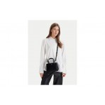 Calvin Klein Refined Mini Tote Γυναικεία Crossbody Τσάντα Tote - Χιαστί Μαύρη