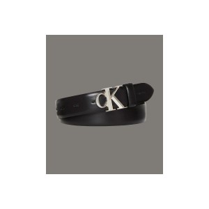 Calvin Klein Full Grain Leather Logo Ζώνη Casual (LV04F7054G 2QP)
