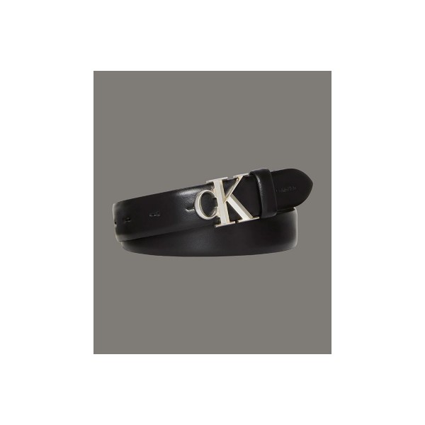 Calvin Klein Full Grain Leather Logo Ζώνη Casual (LV04F7054G 2QP)