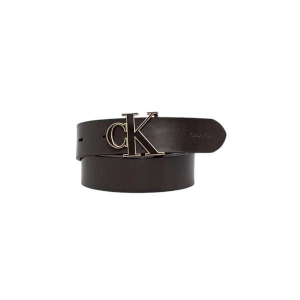 Calvin Klein Full-Grain Leather Logo Buckle Ζώνη Casual (LV04F7073G R3H)