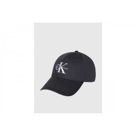 Calvin Klein Embroidered Monologo Baseball Καπέλο Strapback Ανθρακί