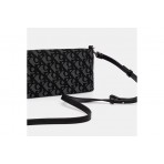 Calvin Klein Convertible Logo Jacquard Τσαντάκι Χιαστί - Ώμου (LV04K3183G UB1)