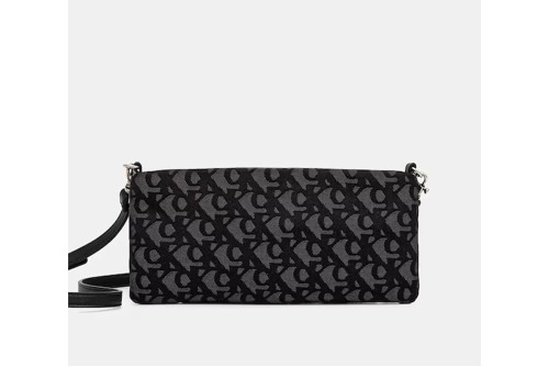 Calvin Klein Convertible Logo Jacquard Τσαντάκι Χιαστί - Ώμου (LV04K3183G UB1)