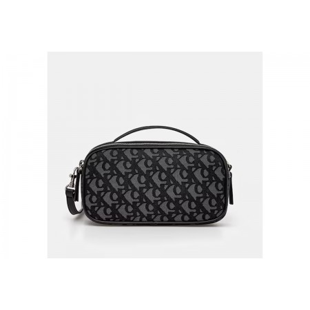 Calvin Klein Convertible Logo Jacquard Τσαντάκι Χιαστί - Ώμου 