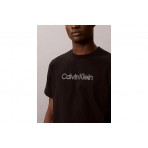 Calvin Klein Relaxed Logo Ανδρικό Κοντομάνικο T-Shirt Μαύρο