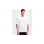 Calvin Klein Embossed Logo Ανδρικό Κοντομάνικο T-Shirt Λευκό