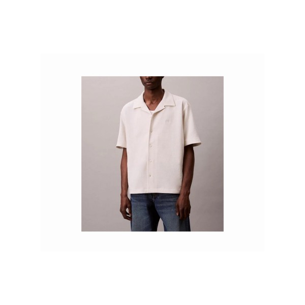 Calvin Klein Cotton Waffle Πουκάμισο Κοντομάνικο Ανδρικό (LV04RC247G YAS)