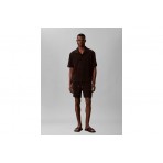 Calvin Klein Waffle Ανδρικό Σορτς Μαύρο