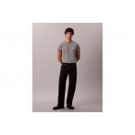 Calvin Klein Cotton Badge Ανδρικό Κοντομάνικο T-Shirt Γκρι