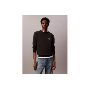 Calvin Klein Cotton Terry Badge Μπλούζα Με Λαιμόκοψη Ανδρική (LV04RC273G UB1)