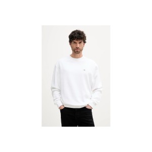 Calvin Klein Cotton Terry Badge Μπλούζα Με Λαιμόκοψη Ανδρική (LV04RC273G YAF)