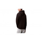 Calvin Klein 350Terry Monogram Ανδρικό Φούτερ με Κουκούλα Μαύρο