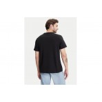 Calvin Klein Mono Graphic Ανδρικό Κοντομάνικο T-Shirt Μαύρο