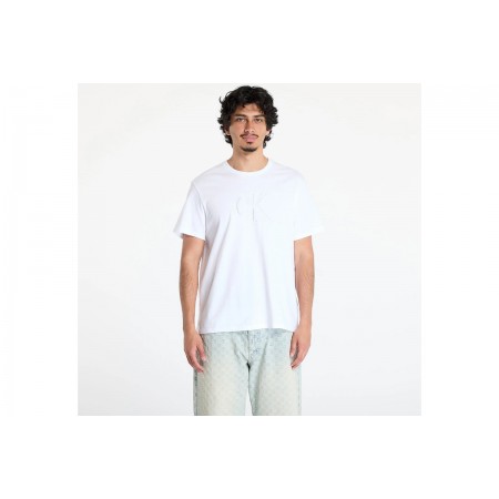 Calvin Klein Mono Graphic Ανδρικό Κοντομάνικο T-Shirt Λευκό