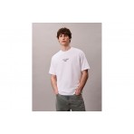 Calvin Klein Logo Graphic Ανδρικό Κοντομάνικο T-Shirt Λευκό