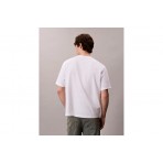 Calvin Klein Logo Graphic Ανδρικό Κοντομάνικο T-Shirt Λευκό