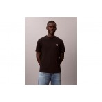 Calvin Klein Classic Waffle Ανδρικό Κοντομάνικο T-Shirt Μαύρο